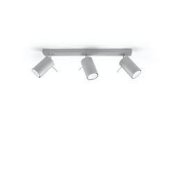 Plafonnier RING 3 gris