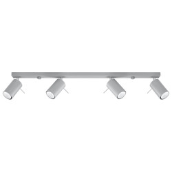 Plafonnier RING 4L gris