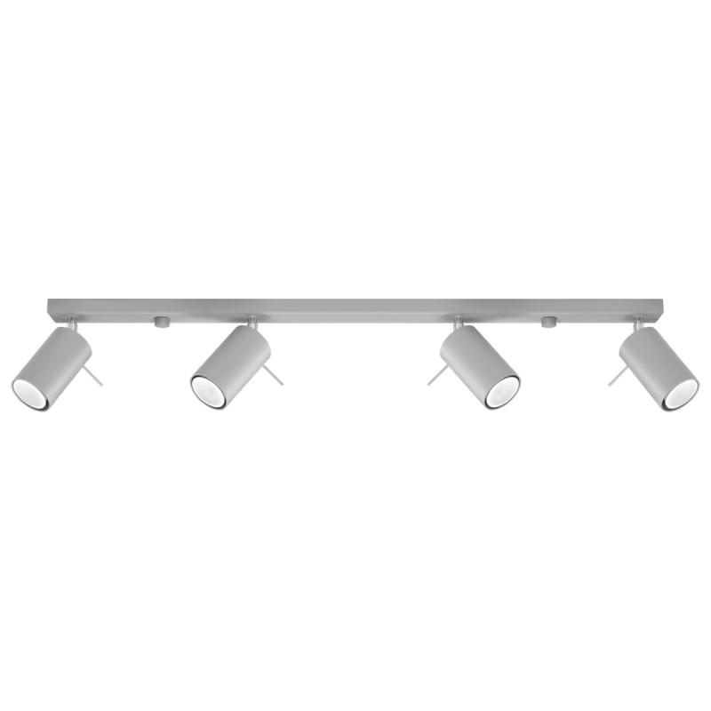 Ceiling lamp RING 4L grey