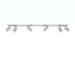 Plafonnier RING 6L gris