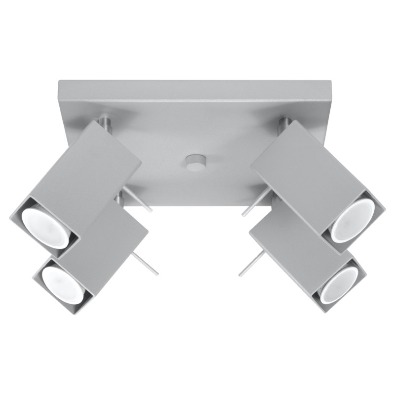 Plafonnier MERIDA 4 gris
