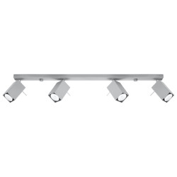 Plafonnier MERIDA 4L gris