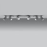 Ceiling lamp MERIDA 6L grey