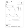 Wall lamp ATENA concrete