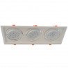 Marco orientable para AR111 color blanco