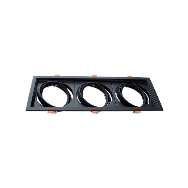 Marco orientable para AR111 color blanco