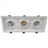 Marco orientable para AR111 color blanco