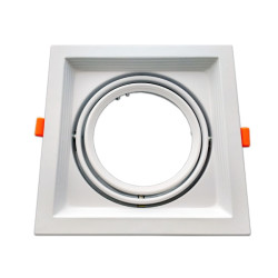 Moldura ajustável para AR111 branco