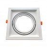 Marco orientable para AR111 color blanco