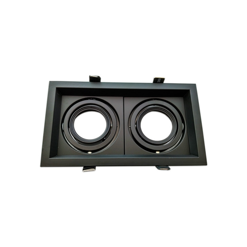 Moldura ajustável duplo para AR60 negra