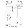 Pendant lamp LAGOS 2 polished gold