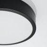 Plafón ONYX 30 negro LED 3000K
