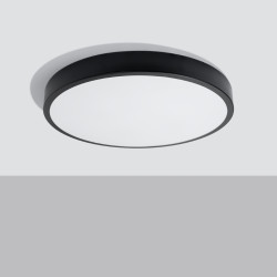 Candeeiro de teto ONYX 60 preto LED 3000K