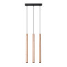 Lampe suspendue PASTELO 3L bois