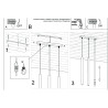 Candeeiro suspenso PASTELO 3L madeira