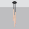 Pendant lamp PASTELO 3P wood