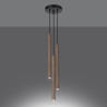 Pendant lamp PASTELO 3P wood