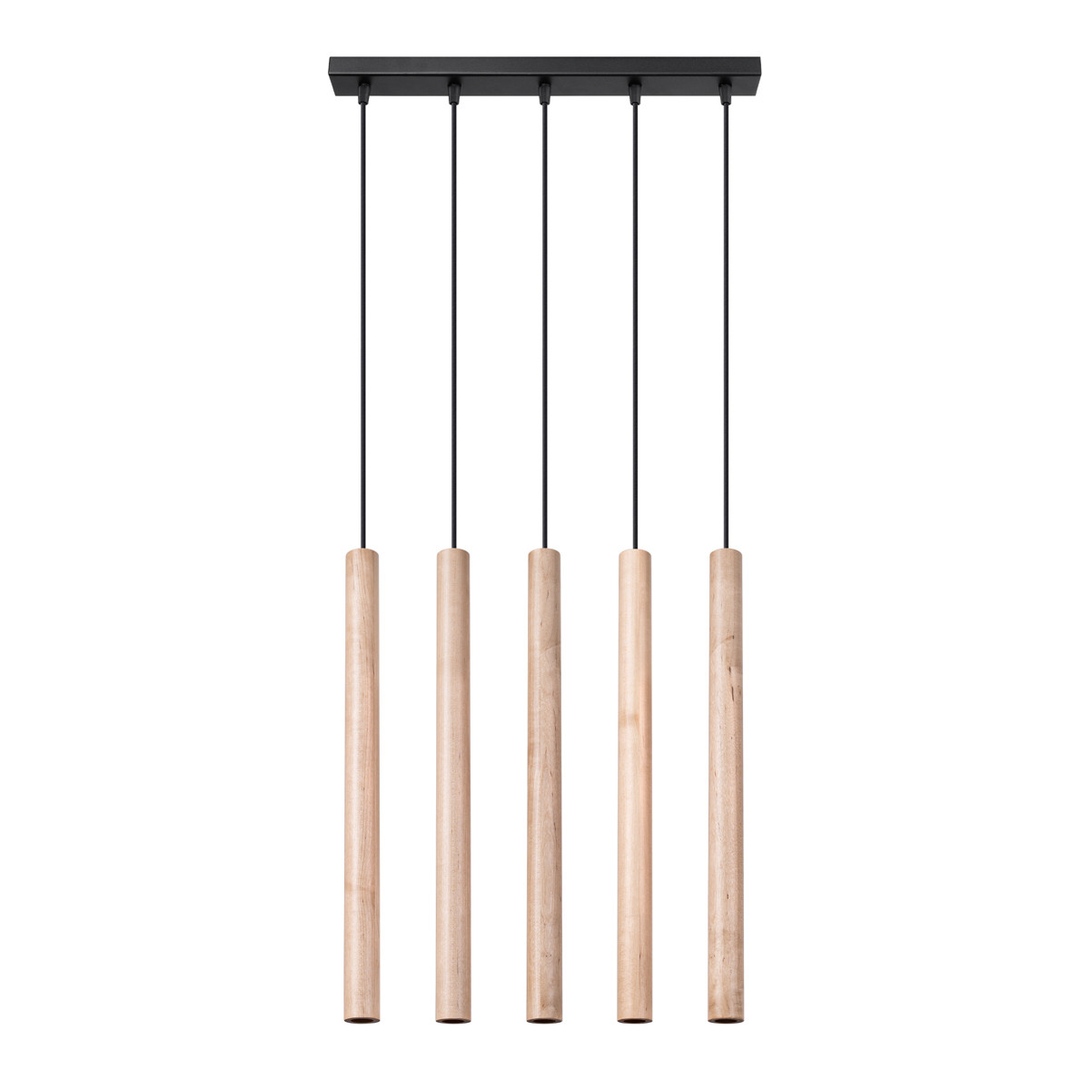 Lampe suspendue PASTELO 5L bois