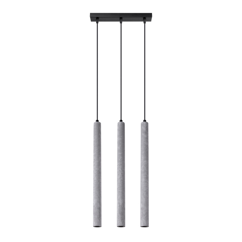 Candeeiro suspenso PASTELO 3L betão