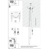Lampe pendante PASTELO 3P béton