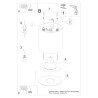 Ceiling lamp MIKA black