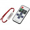 Mini controlador com controle remoto RF de LED 12V RGB
