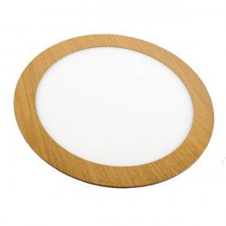 Downlight - WOOD Round 12W Panel
