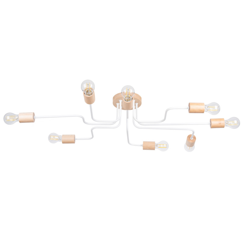 Lustre TIMBO 8 blanc