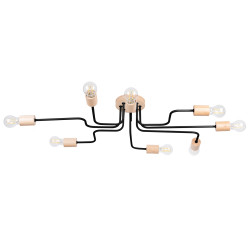 Lustre TIMBO 8 noir