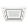 Spot LED ATEX 100 W pour montage en surface/encastré, spécial stations-service