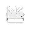 Spot LED ATEX 100 W pour montage en surface/encastré, spécial stations-service