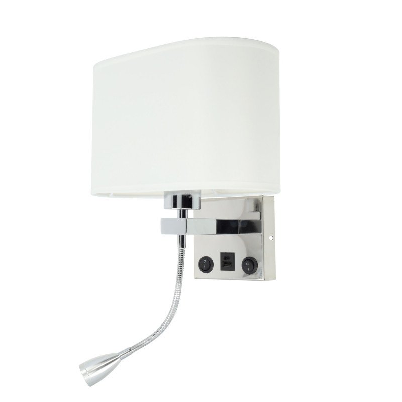 WALL LIGHT E27 - READING LIGHT - USB A+C