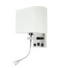 CANDEEIRO DE PAREDE E27 - LUZ DE LEITURA - USB A+C