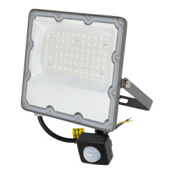 Projecteur LED plat 50 W IP66 avec détecteur de présence