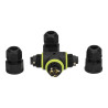 Conector "T "estanco 3x1.5mm² IP68