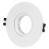 Ø110mm round PC fixture for GU10/MR16 bulbs