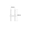 Espeto retificador 220V led conector tira