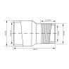Adaptateur M20 pour tube enfichable