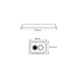 Transformador IP67 36W 24V