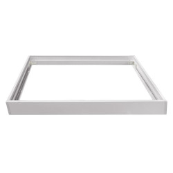 Cadre en aluminium blanc pour panneau 60 x 60, hauteur 70 mm