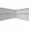Cadre en aluminium blanc pour panneau 60 x 60, hauteur 70 mm
