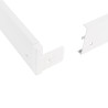 Marco aluminio blanco para panel 60x60 altura 70mm
