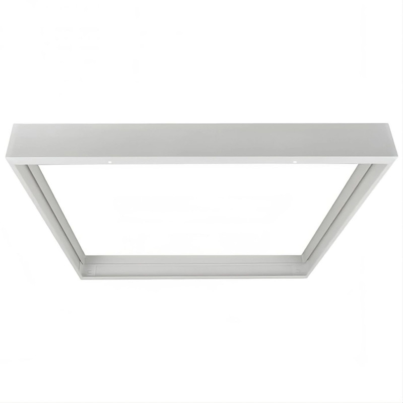 Cadre en aluminium blanc pour panneau 60 x 60, hauteur 70 mm