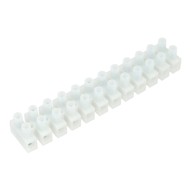 12-way screw terminal block, 2.5 mm²