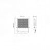LED Floodlight - SMD, Slim, 500W