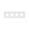 4 Modules PC Frame Crystal Series white