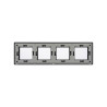 4 Modules PC Frame Crystal Series mounting frame