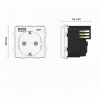 Base com ficha Schuko 16A USB A+C carregamento rápido 20W