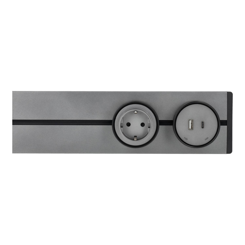 Carril Enchufes Deslizantes 50cm