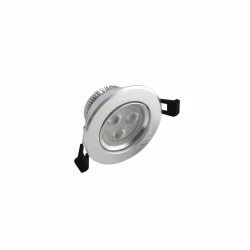 Downlight LED 3W argent